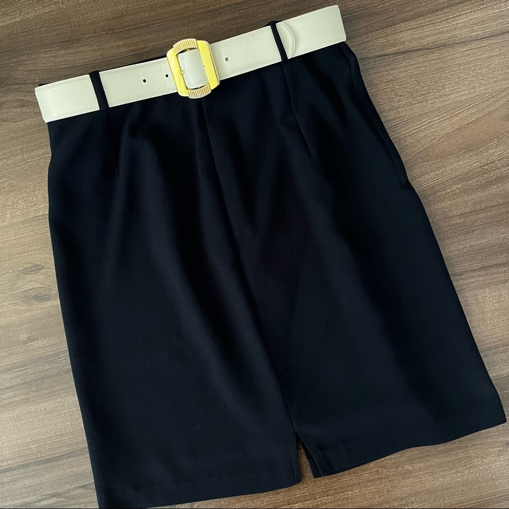 Vintage High Waist Mini Skirt